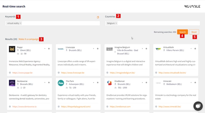 KB HS 6 - Real time search